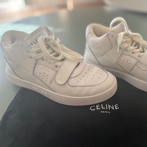 Celine CT-02 like new. CT-02 CELINE TRAINER MID SNEAKER WITH SCRATCH IN CALFSKIN